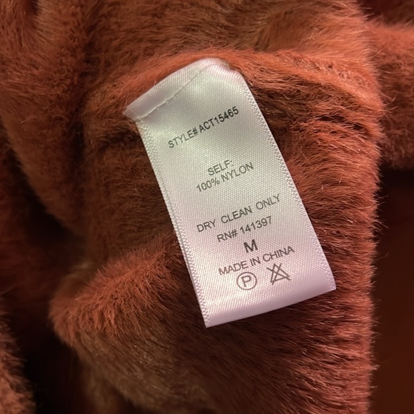 ASTR the Label Sorbet Puff Sleeve Sweater - M - Mauve - Picture 8 of 8